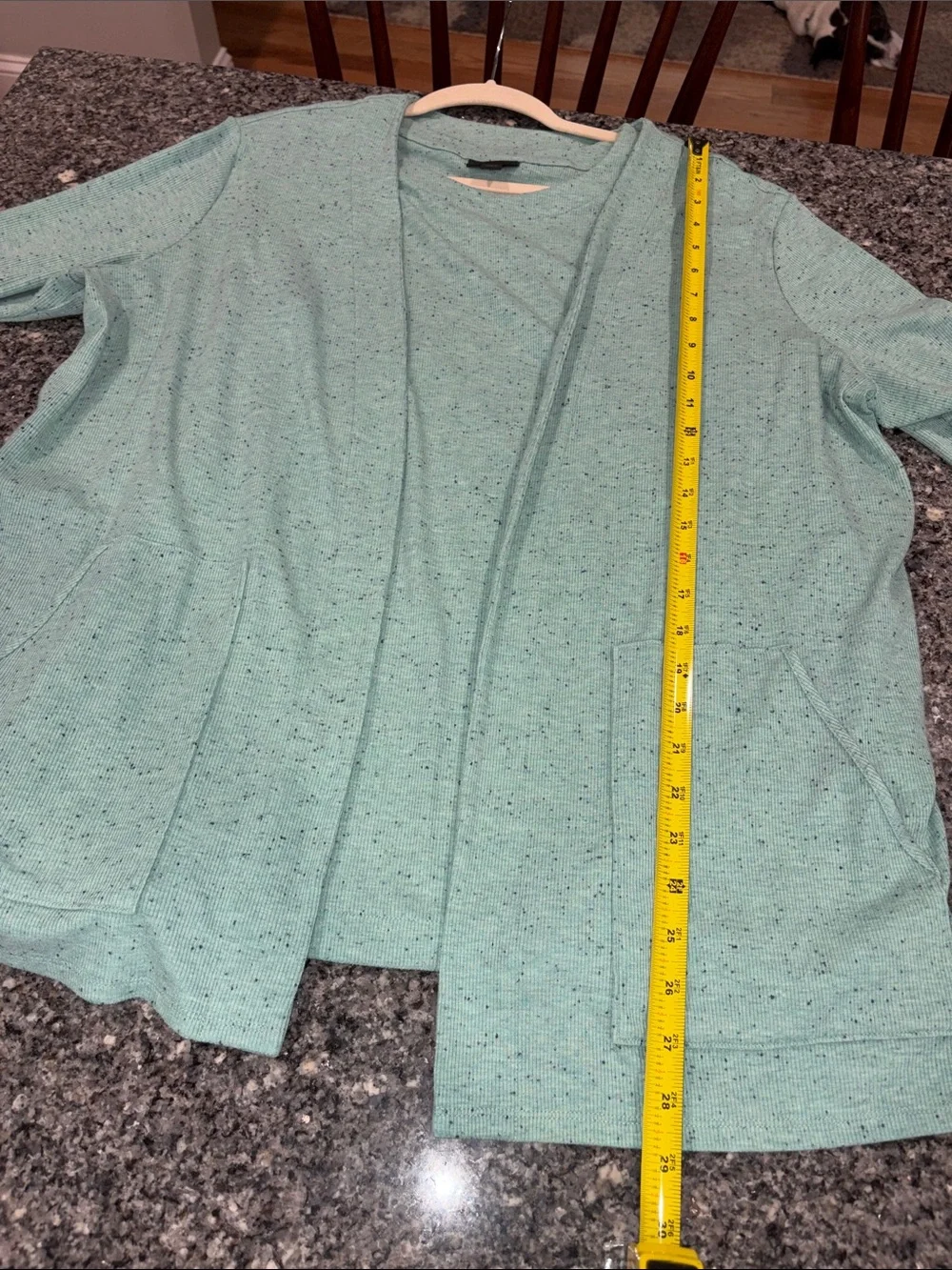 J.Jill Mint Green Open-Front Cardigan with matching tank:  2 piece set